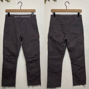 Dovetail Workwear Britt Utility Pants Rough Raw Hem